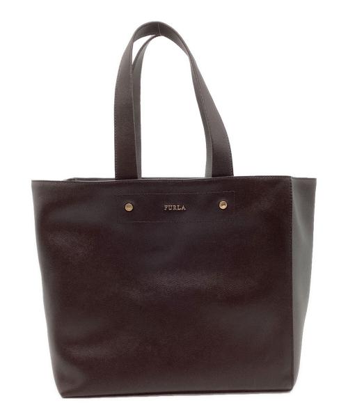 FURLA（フルラ）FURLA (フルラ) トートバッグ ブラウンの古着・服飾アイテム
