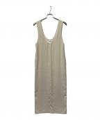 anukeアンヌーク）の古着「Twill Uneck Onepiece」｜アイボリー