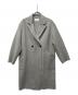 FRAMeWORK（フレームワーク）の古着「SUPER160sダブルブレストコート」｜ライトグレー
