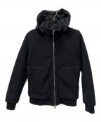 DUVETICA×giab's ARCHIVIOデュベティカ×ジャブス アルキヴィオ）の古着「ボアダウンジャケット」｜ブラック