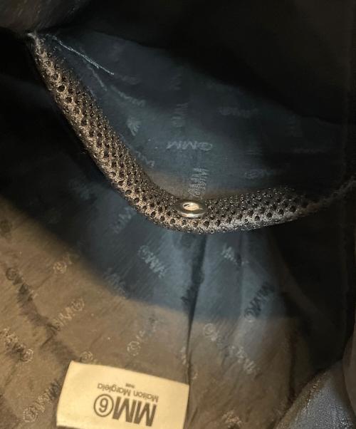 MM6 Maison Margiela（エムエムシックスメゾンマルジェラ）MM6 Maison Margiela (エムエムシックスメゾンマルジェラ) ジャパニーズメッシュトートバッグ ブラックの古着・服飾アイテム