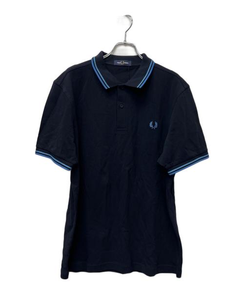 FRED PERRY（フレッドペリー）FRED PERRY (フレッドペリー) ポロシャツ ネイビー サイズ:Ｌの古着・服飾アイテム