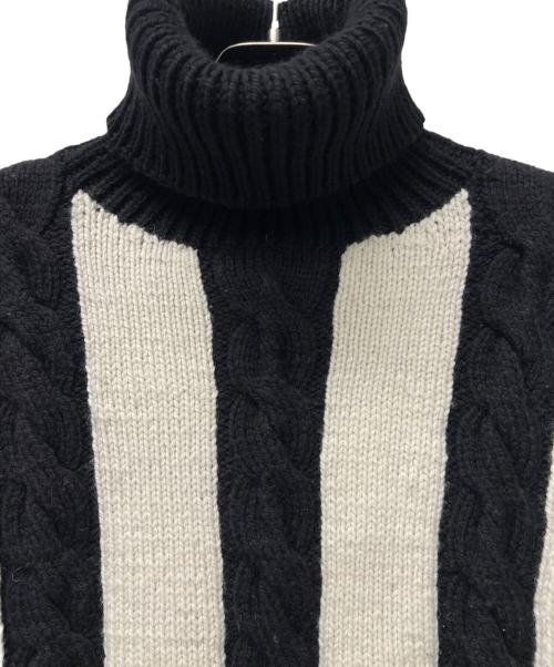 DRIES VAN NOTEN（ドリスヴァンノッテン）DRIES VAN NOTEN (ドリスヴァンノッテン) 厚手ニット ブラック サイズ:Ｓの古着・服飾アイテム