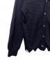 中古・古着 COMME des GARCONS HOMME DEUX (コムデギャルソン オム ドゥ) 薄手カーディガン ネイビー サイズ:Ｓ：9000円