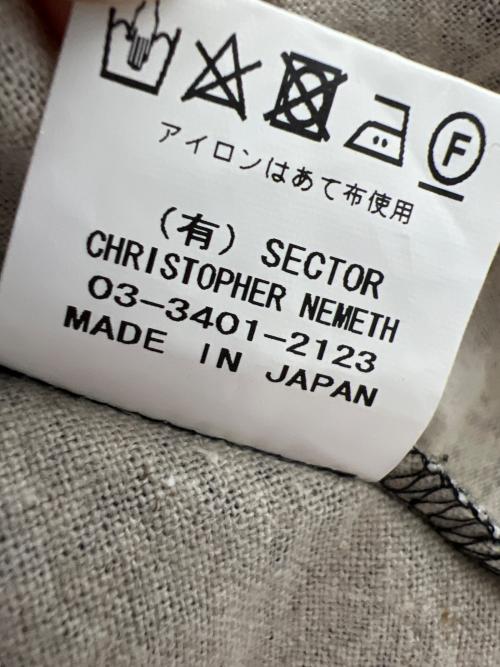 Christopher Nemeth（クリストファーネメス）Christopher Nemeth (クリストファーネメス) シャツジャケット ベージュ サイズ:不明の古着・服飾アイテム