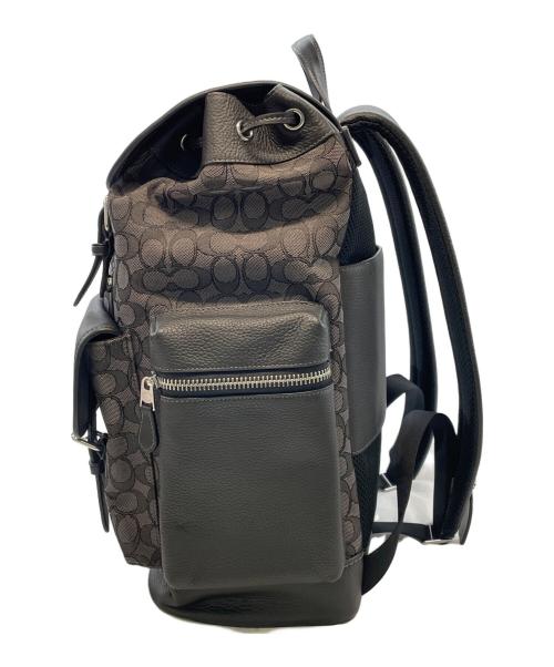 COACH（コーチ）COACH (コーチ) リュック ブラック×グレーの古着・服飾アイテム
