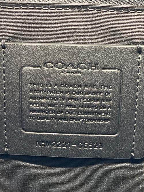 COACH（コーチ）COACH (コーチ) リュック ブラック×グレーの古着・服飾アイテム