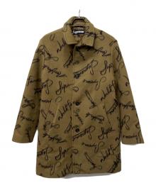 SUPREME（シュプリーム）の古着「Script Logos Wool Overcoat」｜ベージュ