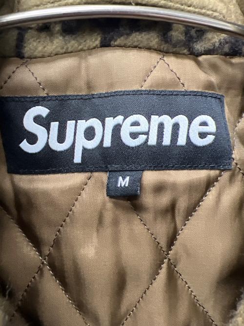 SUPREME（シュプリーム）SUPREME (シュプリーム) Script Logos Wool Overcoat ベージュ サイズ:Ｍの古着・服飾アイテム