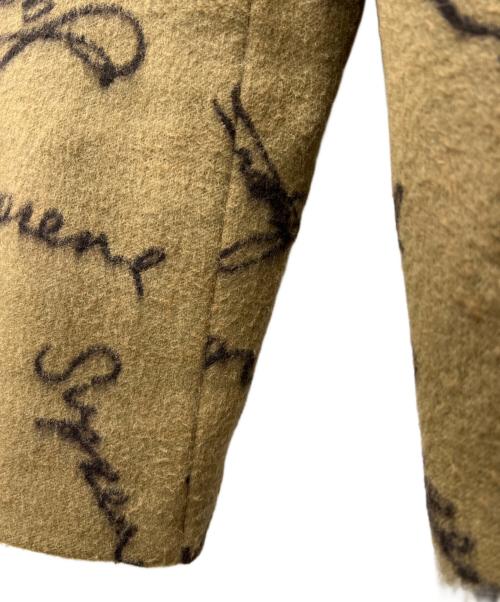 SUPREME（シュプリーム）SUPREME (シュプリーム) Script Logos Wool Overcoat ベージュ サイズ:Ｍの古着・服飾アイテム