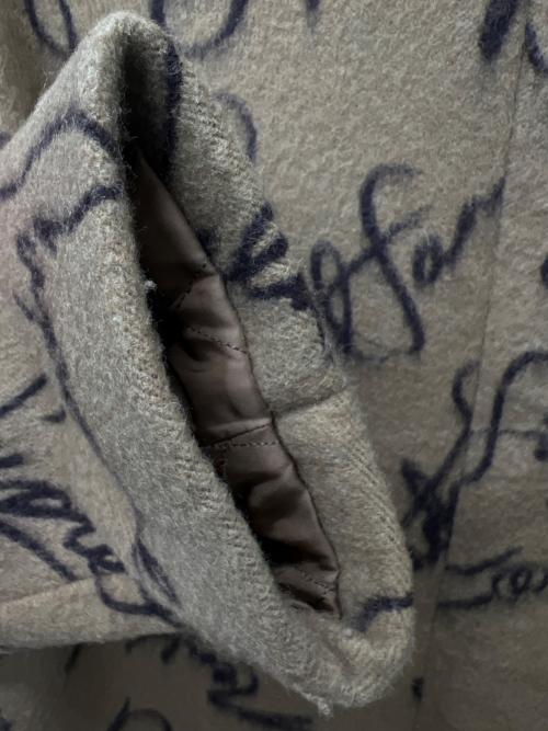 SUPREME（シュプリーム）SUPREME (シュプリーム) Script Logos Wool Overcoat ベージュ サイズ:Ｍの古着・服飾アイテム