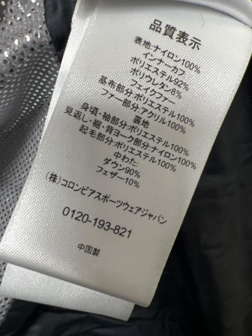 Columbia（コロンビア）Columbia (コロンビア) ダウンコート ブラック サイズ:Ｌの古着・服飾アイテム