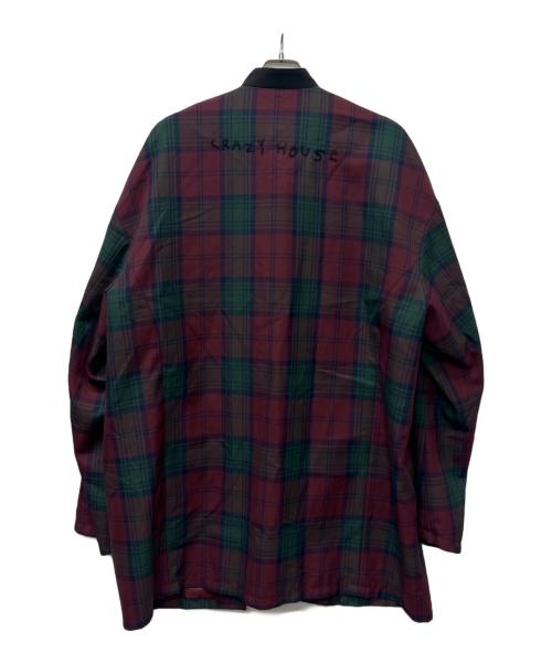 KIDILL（キディル）KIDILL (キディル) カンフージャケット レッド×グリーン サイズ:FREEの古着・服飾アイテム