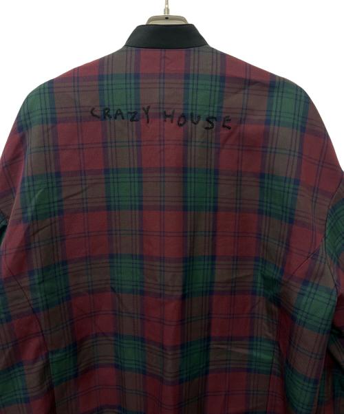 KIDILL（キディル）KIDILL (キディル) カンフージャケット レッド×グリーン サイズ:FREEの古着・服飾アイテム