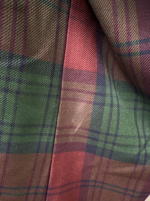 KIDILL（キディル）KIDILL (キディル) カンフージャケット レッド×グリーン サイズ:FREEの古着・服飾アイテム