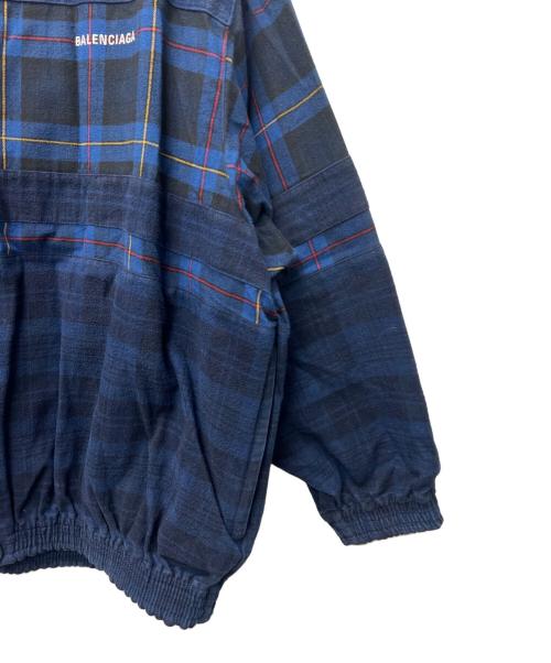 BALENCIAGA（バレンシアガ）BALENCIAGA (バレンシアガ) ジップアップジャケット ブルー サイズ:４６の古着・服飾アイテム