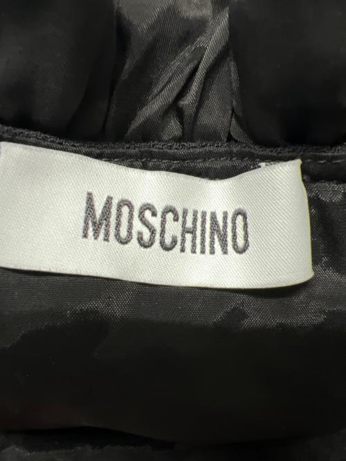 MOSCHINO（モスキーノ）MOSCHINO (モスキーノ) 半袖ワンピース ブラック×ゴールド サイズ:３４の古着・服飾アイテム