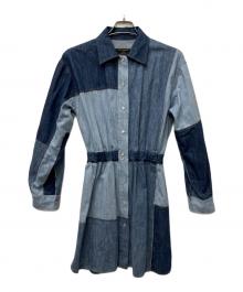 DOLCE & GABBANA（ドルチェ＆ガッバーナ）の古着「長袖ワンピース」｜インディゴ