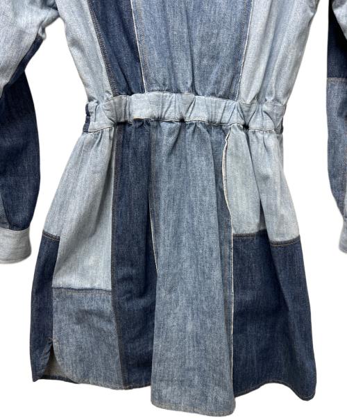 DOLCE & GABBANA（ドルチェ＆ガッバーナ）DOLCE & GABBANA (ドルチェ＆ガッバーナ) 長袖ワンピース インディゴ サイズ:40の古着・服飾アイテム