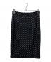 DOLCE & GABBANA（ドルチェ＆ガッバーナ）の古着「ドット柄スカート」｜ブラック