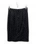 中古・古着 DOLCE & GABBANA (ドルチェ＆ガッバーナ) ドット柄スカート ブラック サイズ:４２：7000円