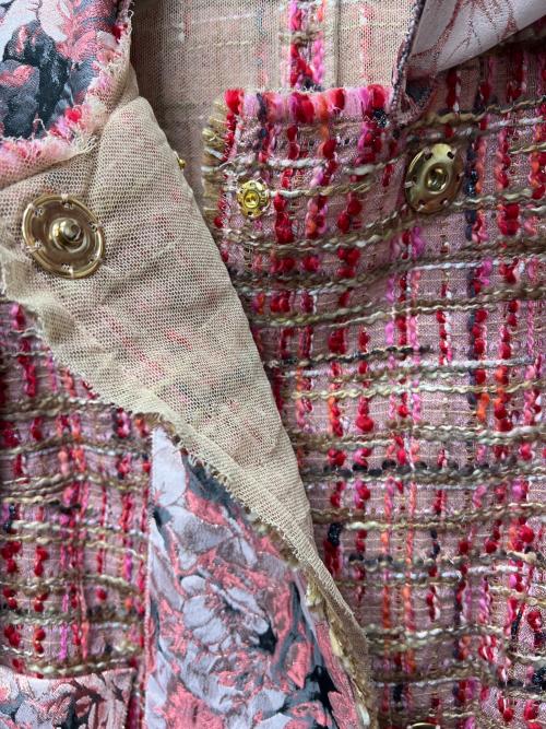 DOLCE & GABBANA（ドルチェ＆ガッバーナ）DOLCE & GABBANA (ドルチェ＆ガッバーナ) セットアップスーツ ピンク サイズ:４０の古着・服飾アイテム