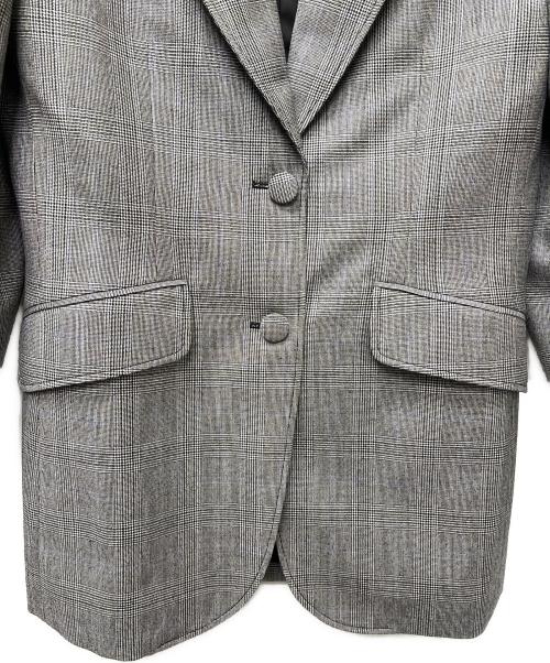 MIU MIU（ミュウミュウ）MIU MIU (ミュウミュウ) テーラードジャケット グレー サイズ:３８の古着・服飾アイテム