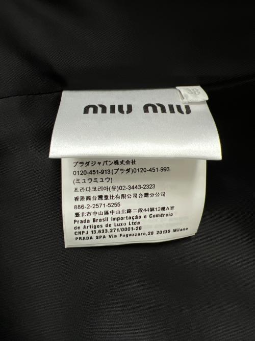 MIU MIU（ミュウミュウ）MIU MIU (ミュウミュウ) テーラードジャケット グレー サイズ:３８の古着・服飾アイテム