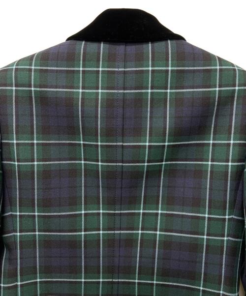 MIU MIU（ミュウミュウ）MIU MIU (ミュウミュウ) セットアップスーツ グリーン×ネイビー サイズ:３６の古着・服飾アイテム