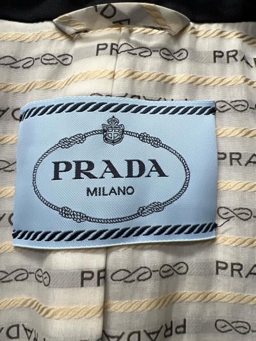 PRADA（プラダ）PRADA (プラダ) テーラードジャケット ブラック サイズ:３６の古着・服飾アイテム