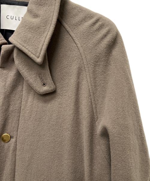 CULLNI（クルニ）CULLNI (クルニ) ラムウールメルトンステンカラーコート ブラウン サイズ:１の古着・服飾アイテム