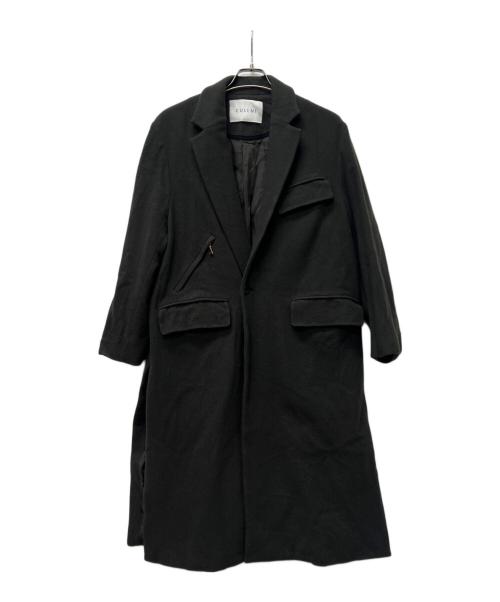 CULLNI（クルニ）CULLNI (クルニ) ラムウールメルトンチェスターコート グレー サイズ:Ｍの古着・服飾アイテム