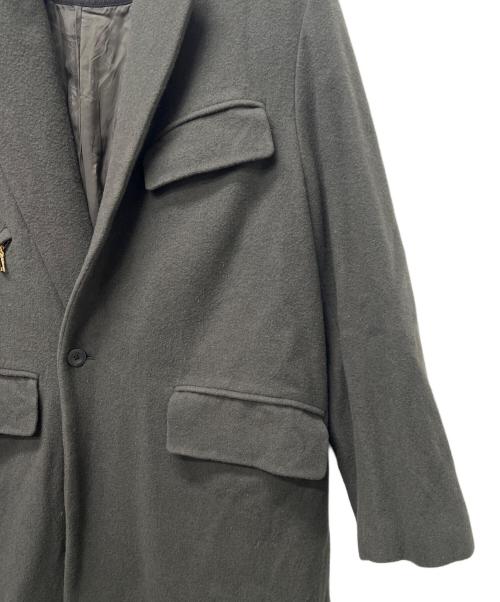 CULLNI（クルニ）CULLNI (クルニ) ラムウールメルトンチェスターコート グレー サイズ:Ｍの古着・服飾アイテム