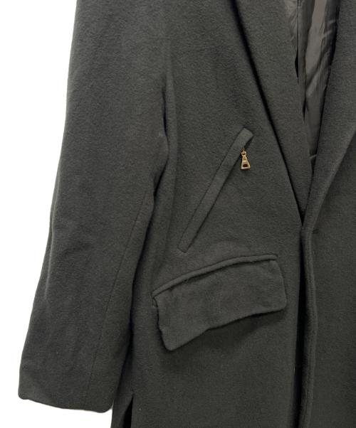 CULLNI（クルニ）CULLNI (クルニ) ラムウールメルトンチェスターコート グレー サイズ:Ｍの古着・服飾アイテム
