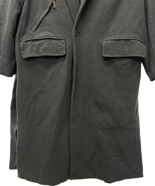 CULLNI（クルニ）CULLNI (クルニ) ラムウールメルトンチェスターコート グレー サイズ:Ｍの古着・服飾アイテム