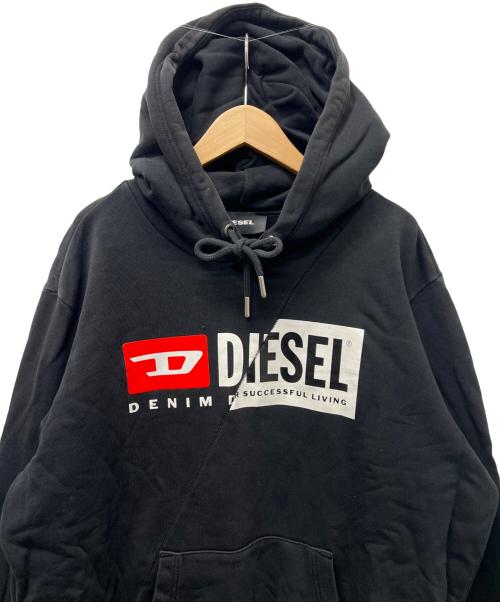 DIESEL（ディーゼル）DIESEL (ディーゼル) S-GIRK-HOOD-CUTY ブラック サイズ:Ｌの古着・服飾アイテム
