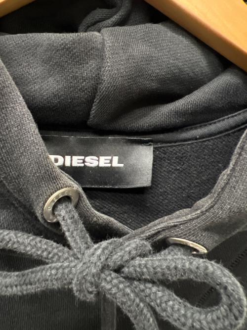 DIESEL（ディーゼル）DIESEL (ディーゼル) S-GIRK-HOOD-CUTY ブラック サイズ:Ｌの古着・服飾アイテム