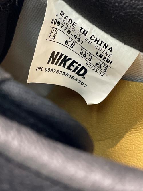 NIKE ID（ナイキアイディー）NIKE ID (ナイキアイディー) Air Force 1 Low プレミアム iD ブラック サイズ:CM25.5の古着・服飾アイテム