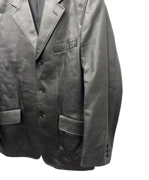 PAUL SMITH（ポールスミス）PAUL SMITH (ポールスミス) ラムレザージャケット ブラック サイズ:Ｍの古着・服飾アイテム