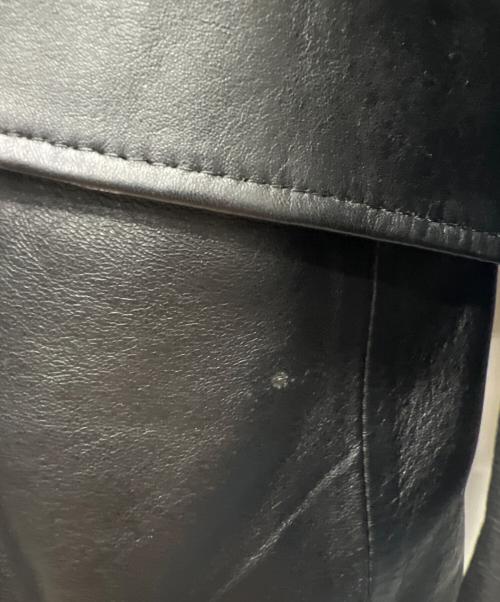 PAUL SMITH（ポールスミス）PAUL SMITH (ポールスミス) ラムレザージャケット ブラック サイズ:Ｍの古着・服飾アイテム