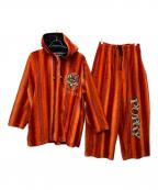 PURKYパーキー）の古着「セットアップジャージ」｜オレンジ