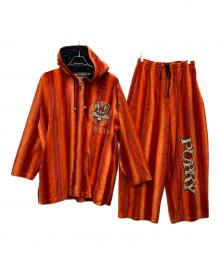 PURKY（パーキー）の古着「セットアップジャージ」｜オレンジ