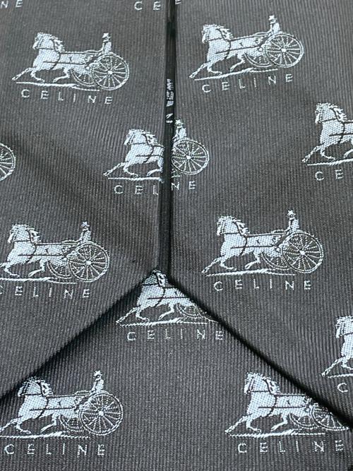 CELINE（セリーヌ）CELINE (セリーヌ) ネクタイ ネイビー サイズ:FREEの古着・服飾アイテム