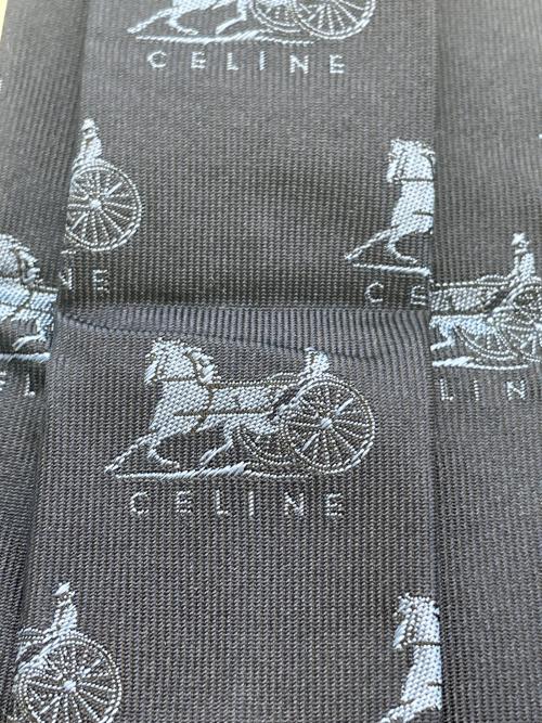 CELINE（セリーヌ）CELINE (セリーヌ) ネクタイ ネイビー サイズ:FREEの古着・服飾アイテム