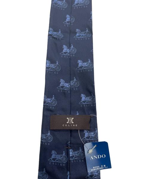 CELINE（セリーヌ）CELINE (セリーヌ) ネクタイ ネイビー サイズ:FREEの古着・服飾アイテム