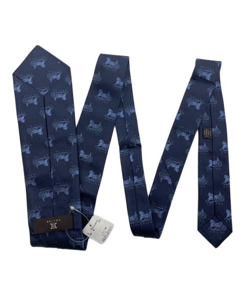 CELINE（セリーヌ）CELINE (セリーヌ) ネクタイ ネイビー サイズ:FREEの古着・服飾アイテム