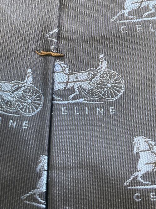 CELINE（セリーヌ）CELINE (セリーヌ) ネクタイ ネイビー サイズ:FREEの古着・服飾アイテム