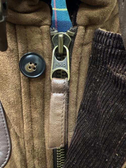 POLO RALPH LAUREN（ポロ・ラルフローレン）POLO RALPH LAUREN (ポロ・ラルフローレン) ダウンベスト ブラウン サイズ:ＸＬの古着・服飾アイテム