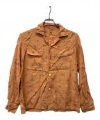 HUMAN MADEヒューマンメイド）の古着「長袖シャツ」｜オレンジ