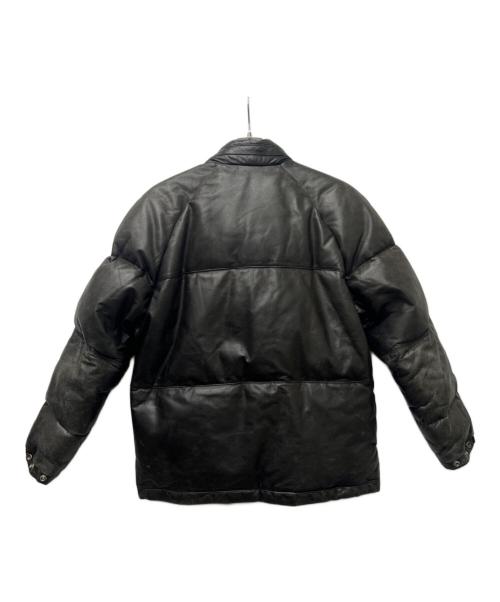 HARLEY-DAVIDSON（ハーレーダビッドソン）HARLEY-DAVIDSON (ハーレーダビッドソン) レザーダウンジャケット ブラック サイズ:Ｍの古着・服飾アイテム